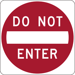 Do Not Enter
