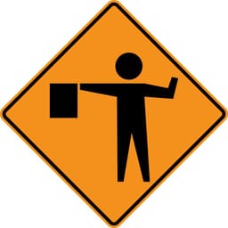 Flagger Ahead