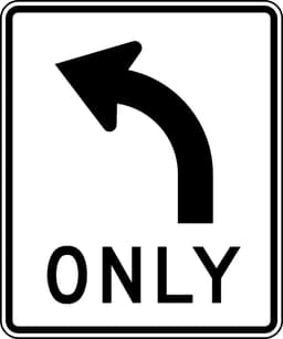 Left Turn Only