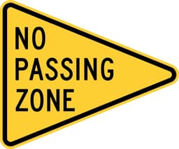 No Passing Zone