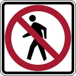No Pedestrians