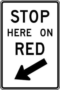 Stop Here On Red