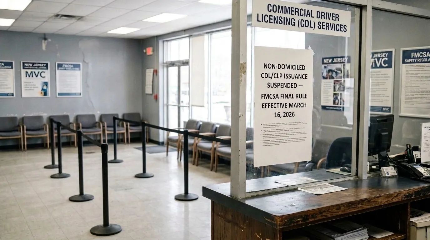 Senador de Nueva Jersey quiere entender quién se beneficia de la nueva regla estricta que limita el CDL no domiciliado