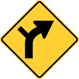 Curve With Minor Road